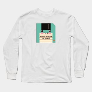 Cute Floppy Disk - 1 Long Sleeve T-Shirt